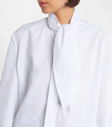 Givenchy Tie-neck cotton shirt | Thumbnail 6 Givenchy Tie-neck cotton shirt | Thumbnail 6