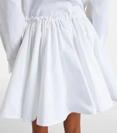 Givenchy Pleated cotton poplin miniskirt | Thumbnail 2