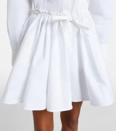 Givenchy Pleated cotton poplin miniskirt | Thumbnail 6