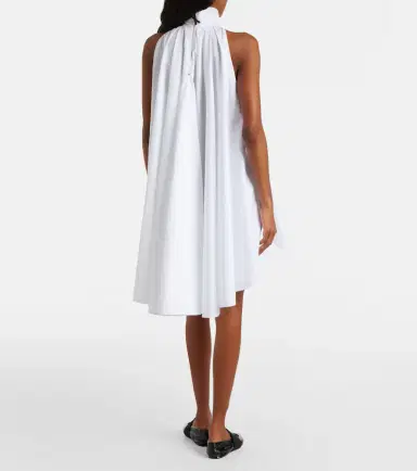 Givenchy Pleated cotton poplin minidress | Thumbnail 2