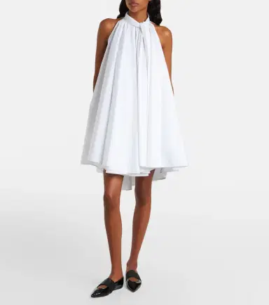 Givenchy Pleated cotton poplin minidress | Thumbnail 3