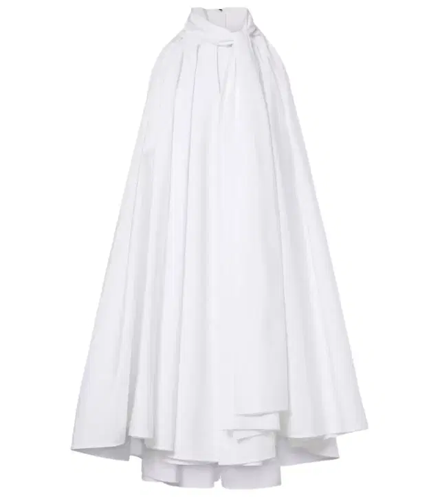 Givenchy Pleated cotton poplin minidress