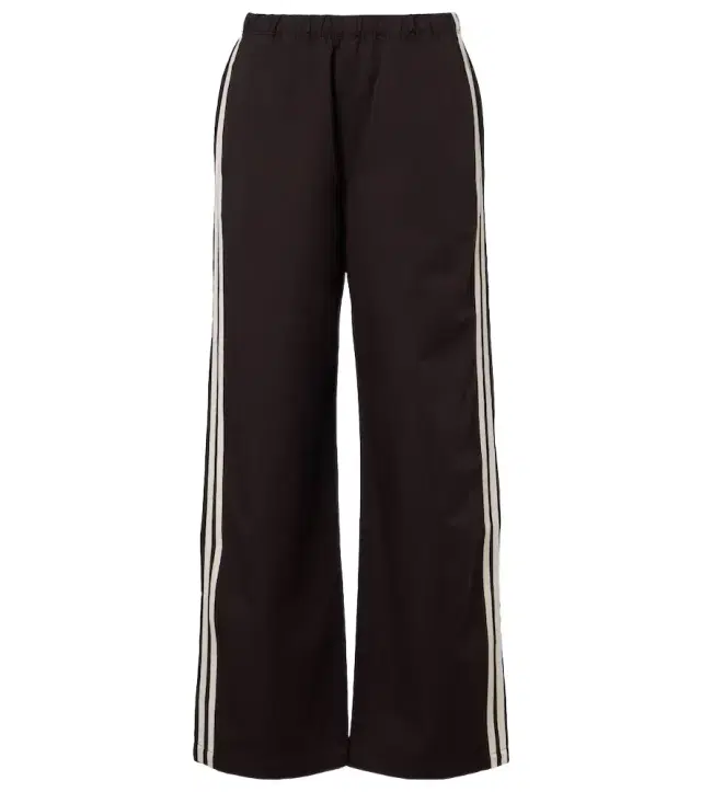 Aurora cotton-blend wide-leg track pants
