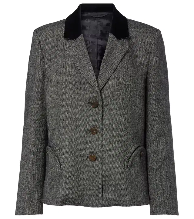 Blazé Milano Shelley wool-blend tweed blazer