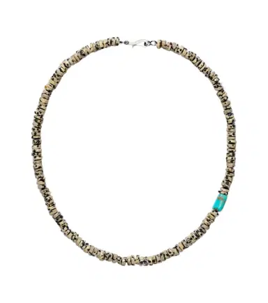 Ileana Makri 9kt white gold beaded necklace with quartzes and turquoises | Thumbnail 1 Ileana Makri 9kt white gold beaded necklace with quartzes and turquoises | Thumbnail 1