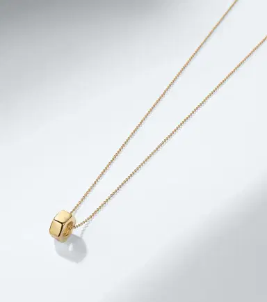 Ileana Makri Nut 18kt gold pendant necklace | Thumbnail 4