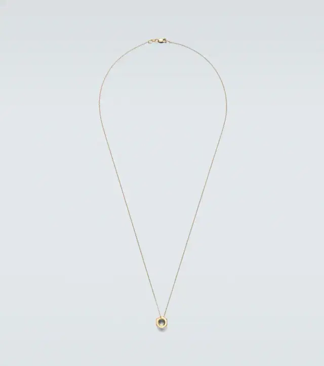 Ileana Makri Nut 18kt gold pendant necklace