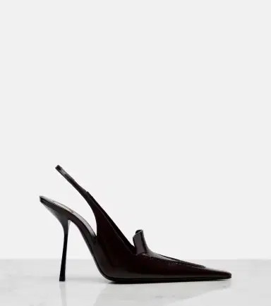 Saint Laurent Voltaire leather slingback pumps | Thumbnail 4 Saint Laurent Voltaire leather slingback pumps | Thumbnail 4