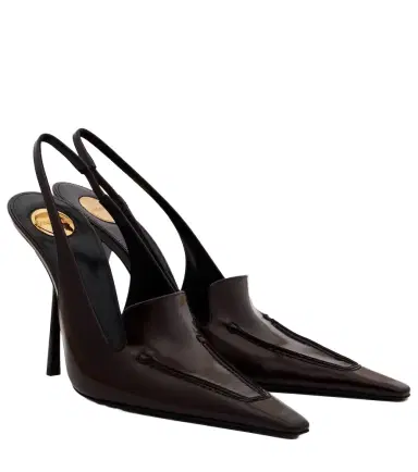 Saint Laurent Voltaire leather slingback pumps | Thumbnail 1 Saint Laurent Voltaire leather slingback pumps | Thumbnail 1