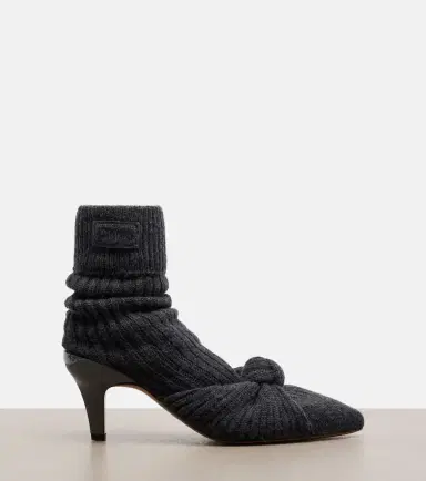 Chloe Chloé Ribbed-knit sock boots | Thumbnail 4
