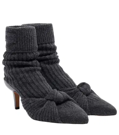 Chloe Chloé Ribbed-knit sock boots | Thumbnail 1