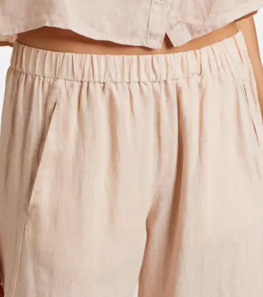Velvet Lola linen wide-leg pants | Thumbnail 3