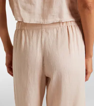 Velvet Lola linen wide-leg pants | Thumbnail 4