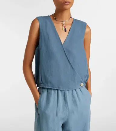 Velvet Ollie linen top | Thumbnail 2 Velvet Ollie linen top | Thumbnail 2