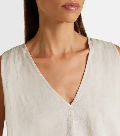 Velvet Renna linen top | Thumbnail 3