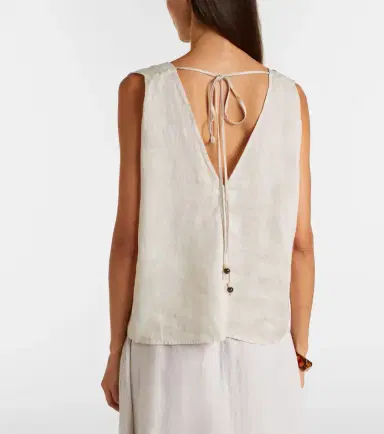 Velvet Renna linen top | Thumbnail 5