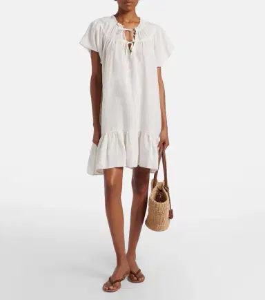 Velvet Livvy linen minidress | Thumbnail 3