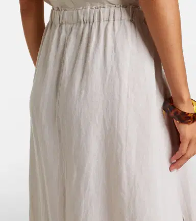 Velvet Virginia linen midi skirt | Thumbnail 2 Velvet Virginia linen midi skirt | Thumbnail 2