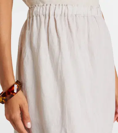 Velvet Virginia linen midi skirt | Thumbnail 3 Velvet Virginia linen midi skirt | Thumbnail 3