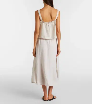 Velvet Virginia linen midi skirt | Thumbnail 6 Velvet Virginia linen midi skirt | Thumbnail 6
