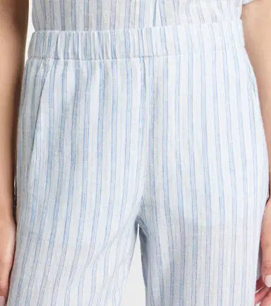 Velvet Evony cotton and linen wide-leg pants | Thumbnail 2