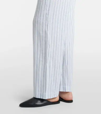 Velvet Evony cotton and linen wide-leg pants | Thumbnail 4