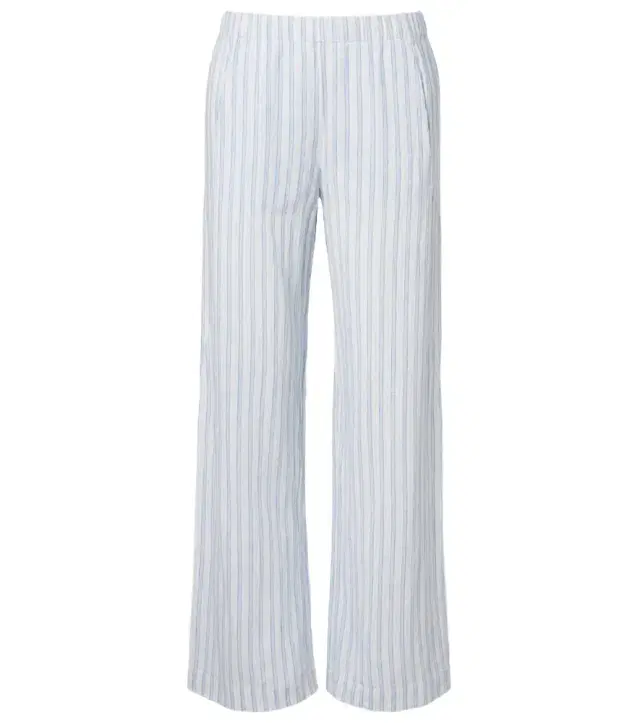 Velvet Evony cotton and linen wide-leg pants