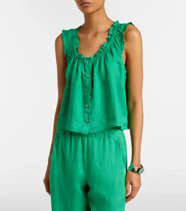 Velvet Tana linen top | Thumbnail 3 Velvet Tana linen top | Thumbnail 3