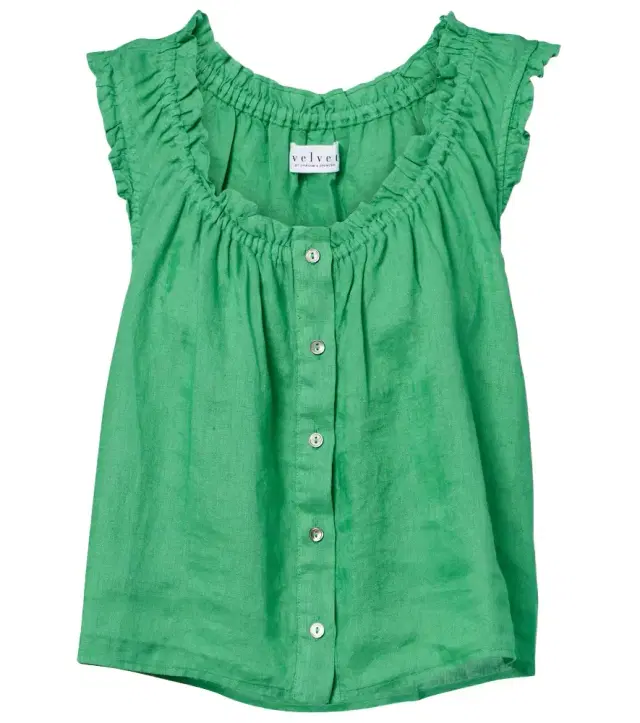 Velvet Tana linen top