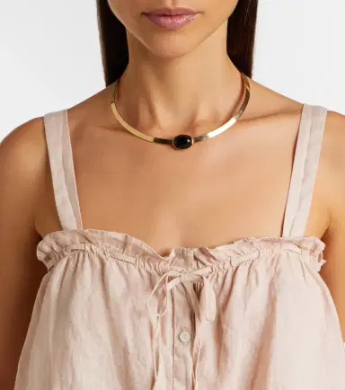 Velvet Izzie linen top | Thumbnail 4