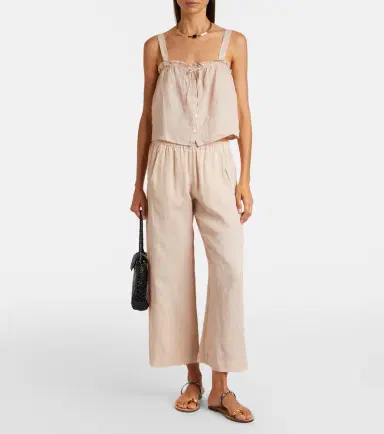 Velvet Izzie linen top | Thumbnail 5