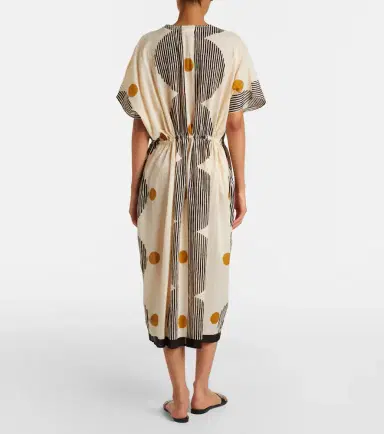Velvet Amira printed cotton kaftan | Thumbnail 6