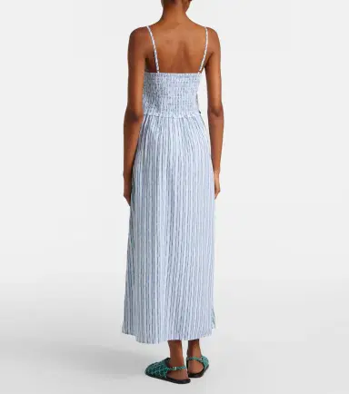 Velvet Senara striped cotton-blend maxi dress | Thumbnail 2 Velvet Senara striped cotton-blend maxi dress | Thumbnail 2