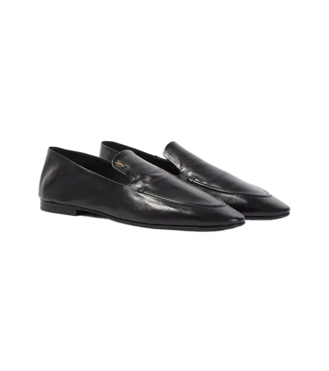 Saint Laurent Alain convertible leather loafers