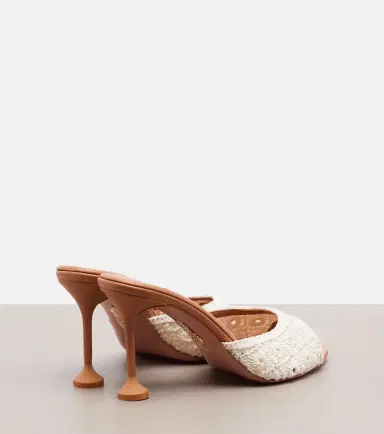 Aquazzura Loom macramé mules | Thumbnail 2