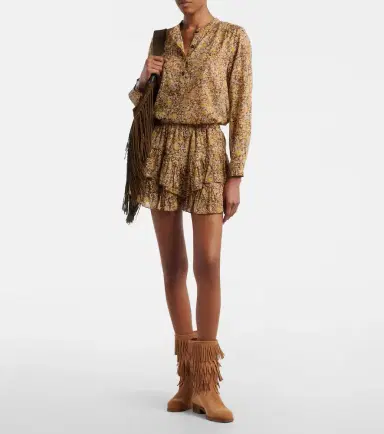 Aquazzura Maverick fringed suede mid-calf boots | Thumbnail 6