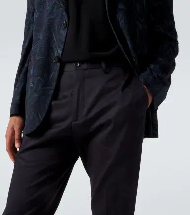 Etro Cotton-blend slim pants | Thumbnail 4 Etro Cotton-blend slim pants | Thumbnail 4