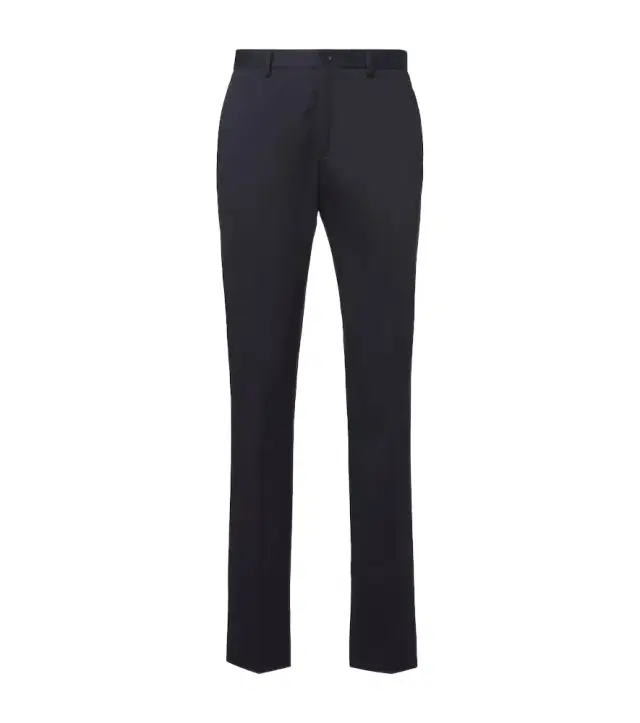 Cotton-blend slim pants