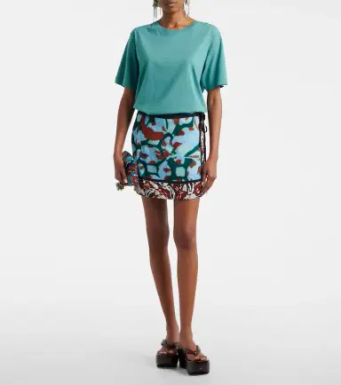 Dries Van Noten Printed wrap skirt | Thumbnail 4 Dries Van Noten Printed wrap skirt | Thumbnail 4