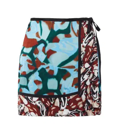 Dries Van Noten Printed wrap skirt | Thumbnail 1 Dries Van Noten Printed wrap skirt | Thumbnail 1