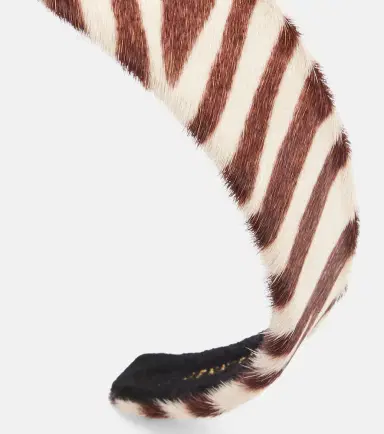 Jennifer Behr Cruz zebra-print calf hair headband | Thumbnail 2 Jennifer Behr Cruz zebra-print calf hair headband | Thumbnail 2