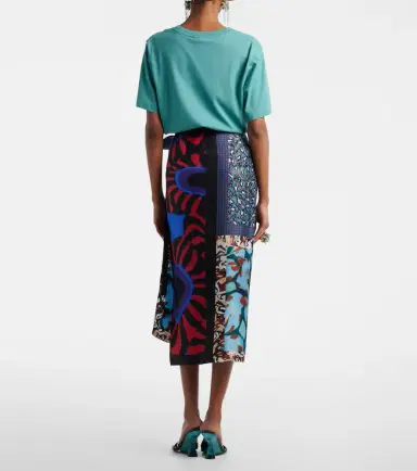 Dries Van Noten Printed silk wrap skirt | Thumbnail 4 Dries Van Noten Printed silk wrap skirt | Thumbnail 4
