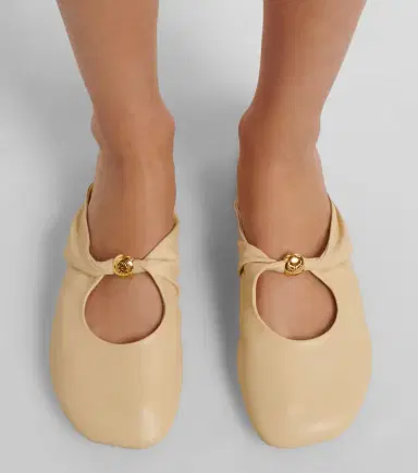 Loewe Pebble Soft leather mules | Thumbnail 6