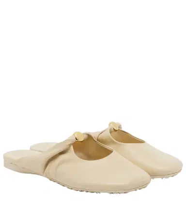 Loewe Pebble Soft leather mules | Thumbnail 1