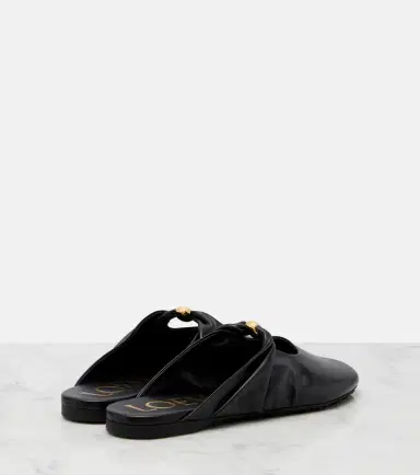Loewe Pebble Soft leather mules | Thumbnail 3 Loewe Pebble Soft leather mules | Thumbnail 3