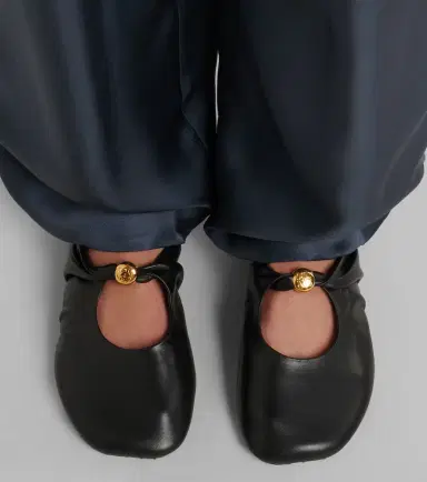 Loewe Pebble Soft leather mules | Thumbnail 6 Loewe Pebble Soft leather mules | Thumbnail 6