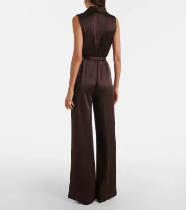 Max Mara Belted satin jumpsuit | Thumbnail 2