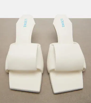Loewe Origami leather mules | Thumbnail 3 Loewe Origami leather mules | Thumbnail 3
