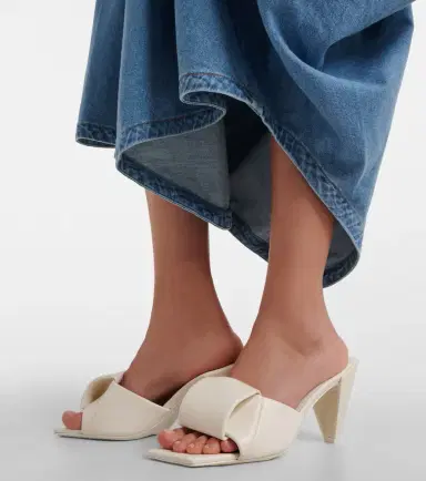 Loewe Origami leather mules | Thumbnail 6 Loewe Origami leather mules | Thumbnail 6