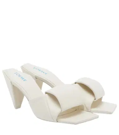 Loewe Origami leather mules | Thumbnail 1 Loewe Origami leather mules | Thumbnail 1